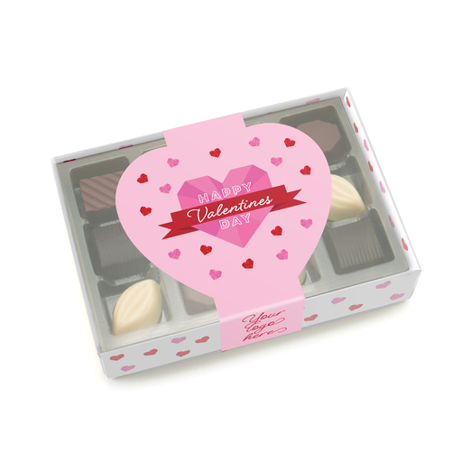 [106748] Valentines - Luxury 12 Choc Box - Chocolate Truffles