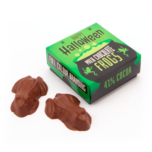 [106807] Halloween - Eco Treat Box - Milk Chocolate Frogs - x2