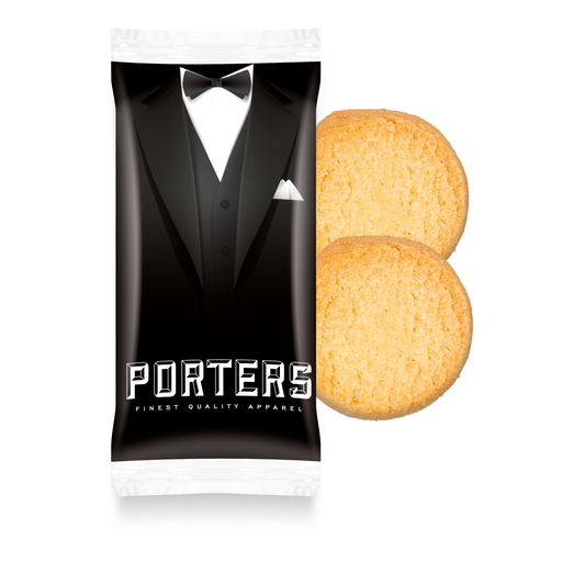 [102337] Flow Wrap - Mini Shortbread Biscuits - x2