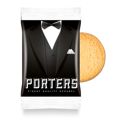 [102661] Flow Wrap - Mini Shortbread Biscuits - x1